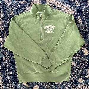Quarter zip champion sweatshirt